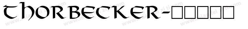 ThorBecker字体转换