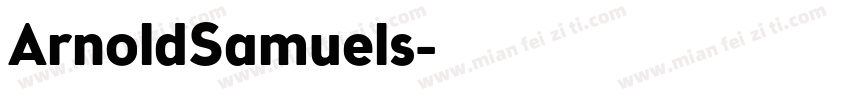 ArnoldSamuels字体转换