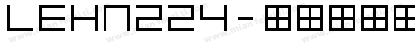 LEHN224字体转换