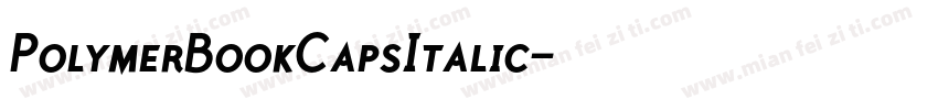 PolymerBookCapsItalic字体转换
