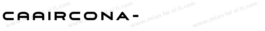 CAAircona字体转换