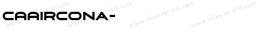 CAAircona字体转换