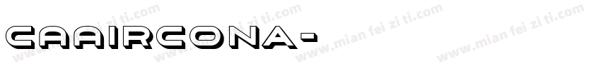 CAAircona字体转换