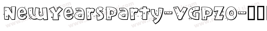 NewYearsParty-VGPZ0字体转换