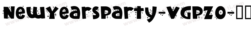 NewYearsParty-VGPZ0字体转换