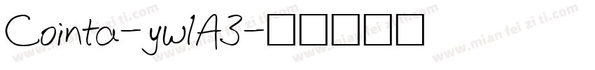 Cointa-yw1A3字体转换