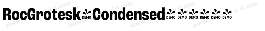 RocGrotesk-Condensed字体转换