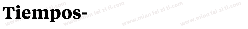 Tiempos字体转换