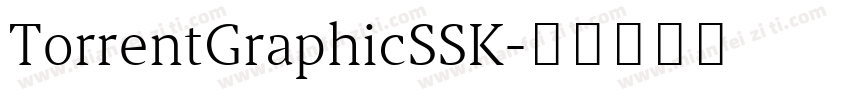 TorrentGraphicSSK字体转换