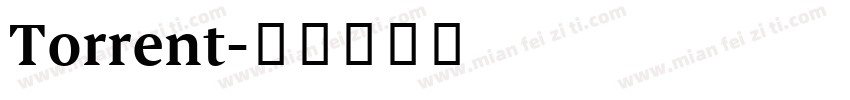 Torrent字体转换