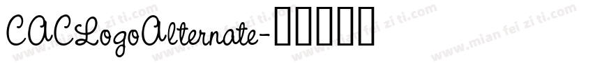 CACLogoAlternate字体转换