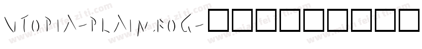 Vtopia-Plain.fog字体转换