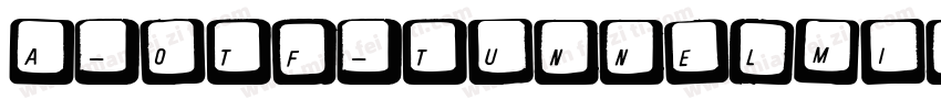 A-OTF-TunnelMin-Wide字体转换