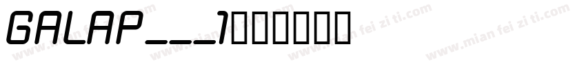 GALAP___1字体转换