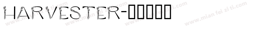 harvester字体转换
