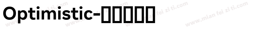 Optimistic字体转换