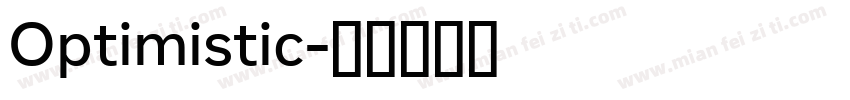 Optimistic字体转换