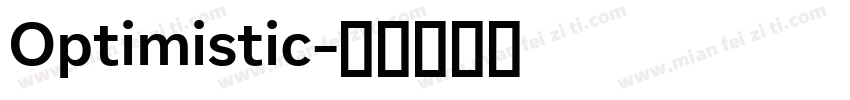 Optimistic字体转换