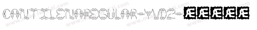 CantilenaRegular-yVD2字体转换