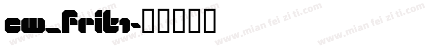 CW_FRIT1字体转换