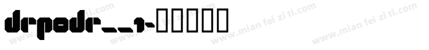 DRPODR__1字体转换
