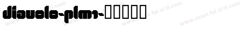 Diavolo-plM1字体转换