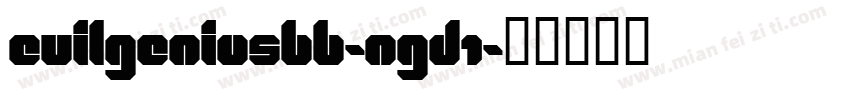 Evilgeniusbb-ngD1字体转换