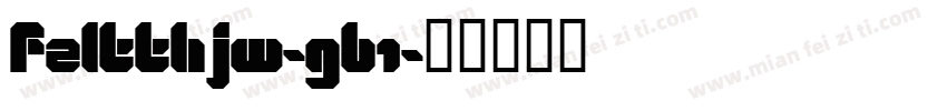 FZLTTHJW-GB1字体转换