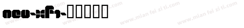 NEU-XF1字体转换