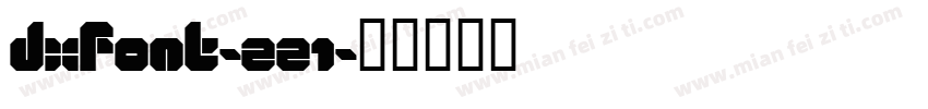dxfont-ZZ1字体转换