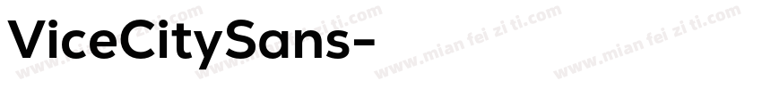 ViceCitySans字体转换