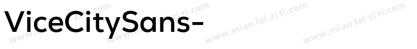 ViceCitySans字体转换