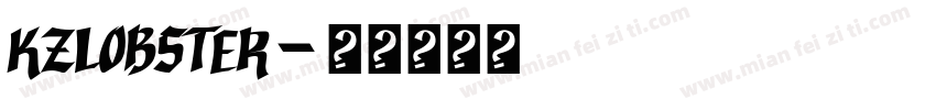 KZLobster字体转换