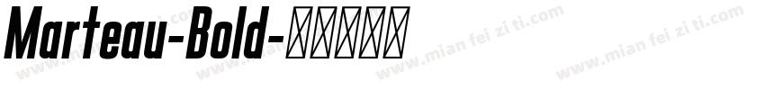 Marteau-Bold字体转换