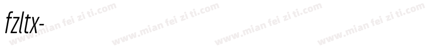 fzltx字体转换