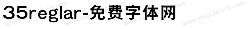 35reglar字体转换