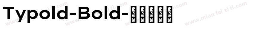 Typold-Bold字体转换
