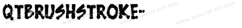 QTBrushStroke字体转换