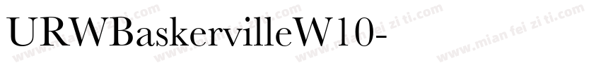 URWBaskervilleW10字体转换