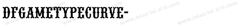 DFgameTypeCurve字体转换