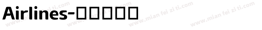 Airlines字体转换
