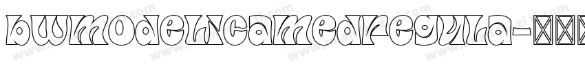 bwmodelicamedregula字体转换