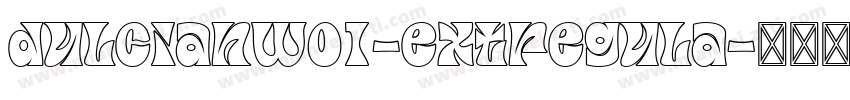 dulcianw01-extregula字体转换