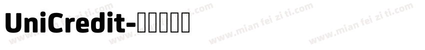 UniCredit字体转换