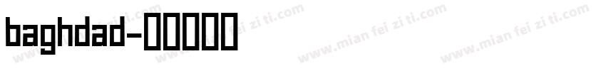 baghdad字体转换