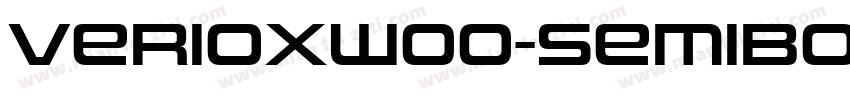 verioxW00-semibold字体转换