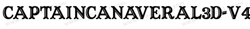 CaptainCanaveral3D-v4rA字体转换