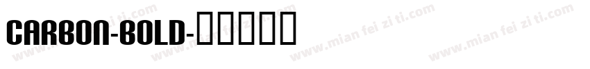 Carbon-Bold字体转换