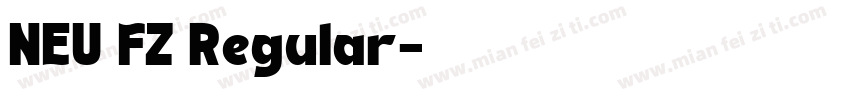 NEU—FZ—Regular字体转换