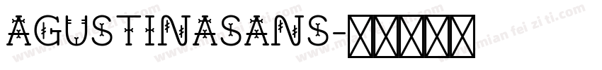AGUSTINASANS字体转换